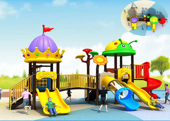 OEM बच्चे प्लास्टिक खेल का मैदान उपकरण, स्किडप्रूफ जंगल जिम आउटडोर खेल का मैदान