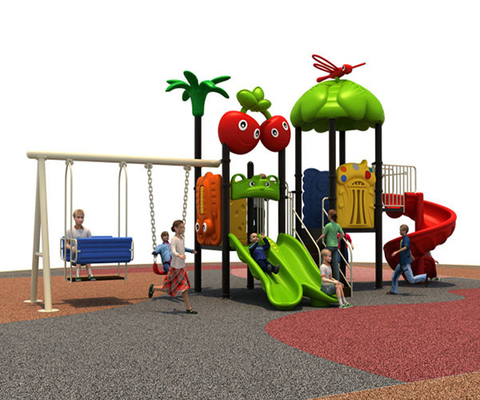 ODM बच्चे प्लास्टिक खेल का मैदान उपकरण, डेकेयर आउटडोर खेल का मैदान उपकरण