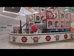 बॉल पूल मैजिक स्लाइड के साथ आकर्षक कस्टम किड्स इंडोर खेल का मैदान उपकरण